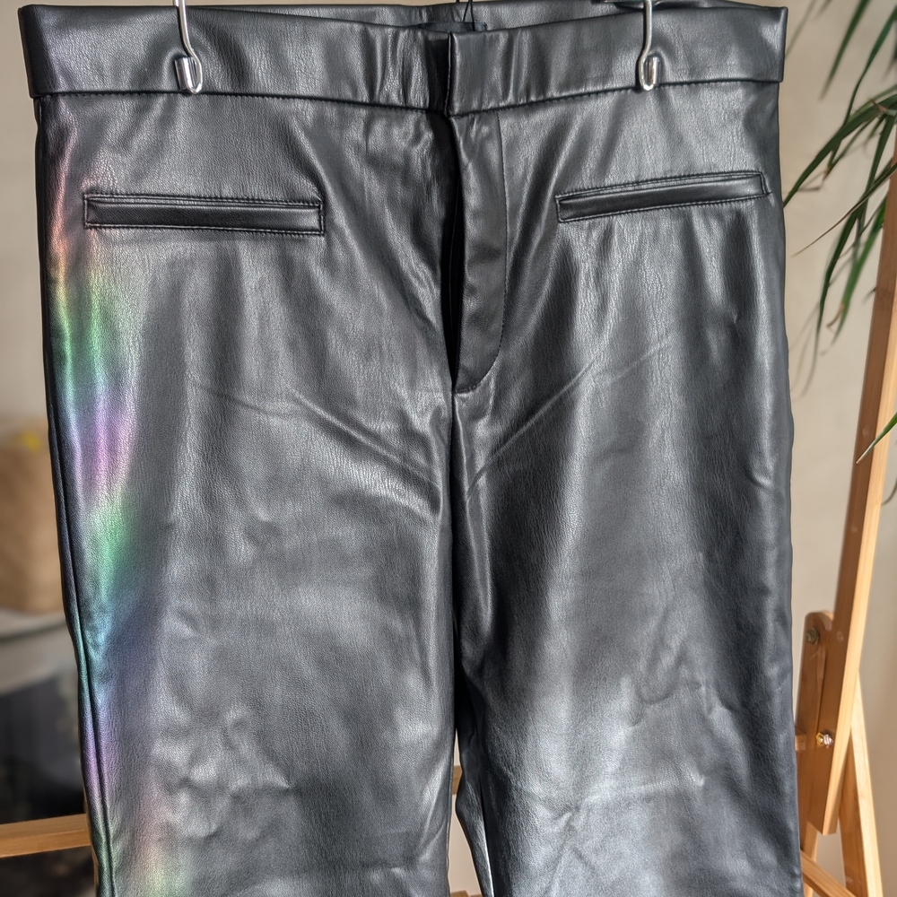 SOLD Black Leather Pants